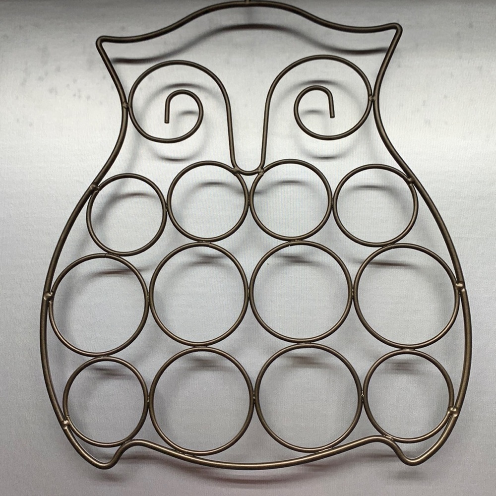 Owl shape scarf hanger